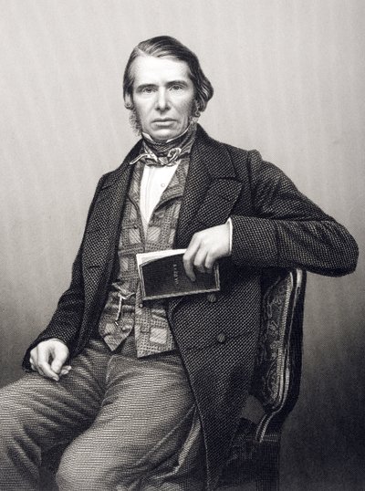 Sir Charles Edward Trevelyan, engraved by D.J. Pound from a photograph, from The Drawing-Room of Eminent Personages, Volume 2 by John Jabez Edwin Paisley Mayall